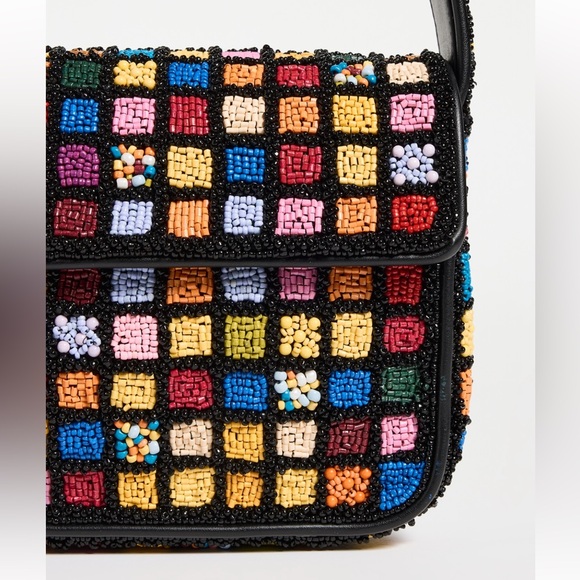 🌺🎉2XHP🎉🌺 NWT Staud Tommy Shoulder Bag Dance Floor - Picture 13 of 16